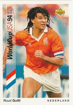 1993 Upper Deck World Cup Preview (English/German) #76 Ruud Gullit Front