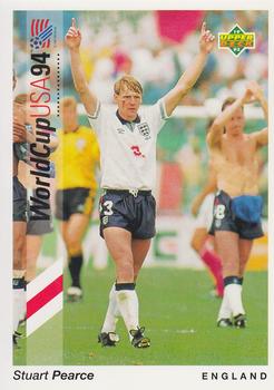 1993 Upper Deck World Cup Preview (English/German) #77 Stuart Pearce Front