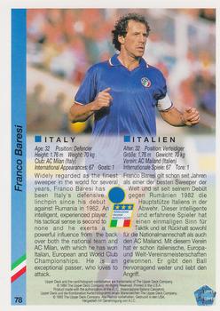 Trading Cards - N° 243 Carte Panini Football 1994 FRANCO BARESI