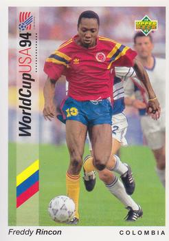 1993 Upper Deck World Cup Preview (English/German) #83 Freddy Rincon Front