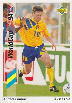 1993 Upper Deck World Cup Preview (English/German) #89 Anders Limpar Front
