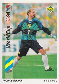 1993 Upper Deck World Cup Preview (English/German) #94 Thomas Ravelli Front