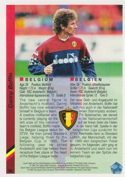 1993 Upper Deck World Cup Preview (English/German) #98 Danny Boffin Back