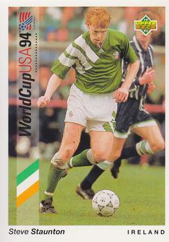 1993 Upper Deck World Cup Preview (English/German) #99 Steve Staunton Front