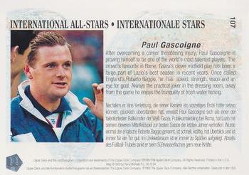 1993 Upper Deck World Cup Preview (English/German) #107 Paul Gascoigne Back