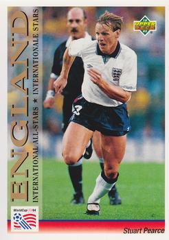 1993 Upper Deck World Cup Preview (English/German) #118 Stuart Pearce Front