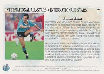 1993 Upper Deck World Cup Preview (English/German) #121 Ruben Sosa Back