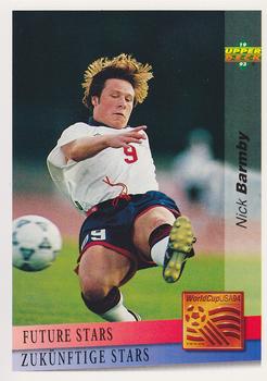 1993 Upper Deck World Cup Preview (English/German) #126 Nick Barmby Front