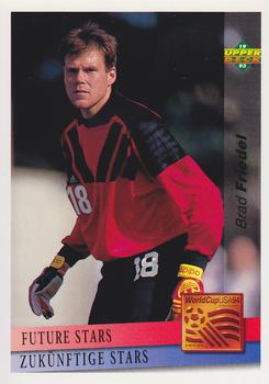 1993 Upper Deck World Cup Preview (English/German) #129 Brad Friedel Front
