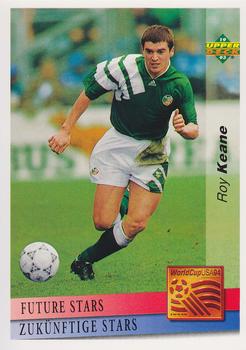 1993 Upper Deck World Cup Preview (English/German) #133 Roy Keane Front