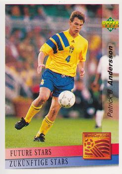 1993 Upper Deck World Cup Preview (English/German) #141 Patrik Andersson Front