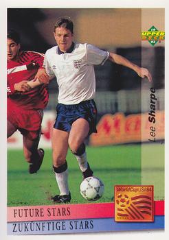 1993 Upper Deck World Cup Preview (English/German) #144 Lee Sharpe Front
