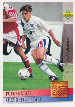 1993 Upper Deck World Cup Preview (English/German) #145 Cobi Jones Front