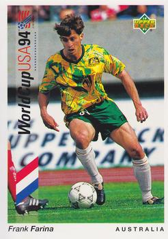 1993 Upper Deck World Cup Preview (English/German) #151 Frank Farina Front