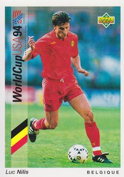 1993 Upper Deck World Cup Preview (English/German) #152 Luc Nilis Front