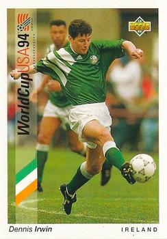 1993 Upper Deck World Cup Preview (English/German) #154 Denis Irwin Front