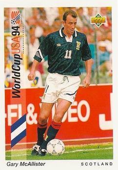 1993 Upper Deck World Cup Preview (English/German) #158 Gary McAllister Front