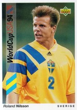 1993 Upper Deck World Cup Preview (English/German) #188 Roland Nilsson Front