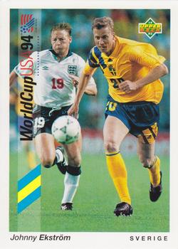 1993 Upper Deck World Cup Preview (English/German) #190 Johnny Ekstrom Front