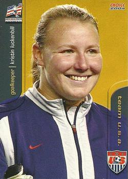 2004 Choice US Women's National Soccer Team #24 Kristin Luckenbill Front