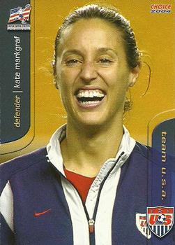 2004 Choice US Women's National Soccer Team #25 Kate Markgraf Front