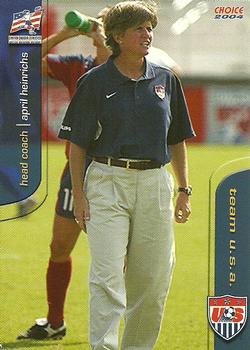 2004 Choice US Women's National Soccer Team #33 April Heinrichs Front