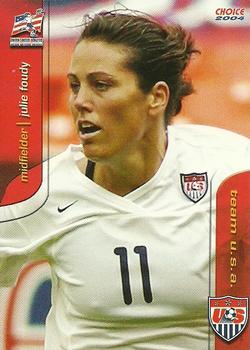 2004 Choice US Women's National Soccer Team #4 Julie Foudy Front