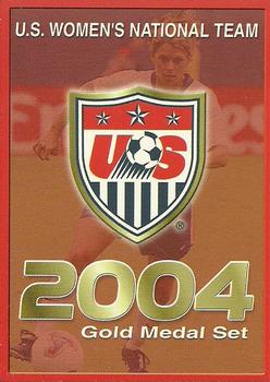2004 Choice US Women's National Soccer Team #NNO 2004 Checklist Front
