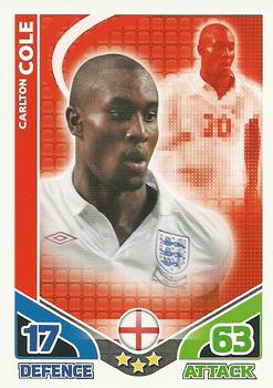 2010 Topps Match Attax England 2010 #NNO Carlton Cole Front