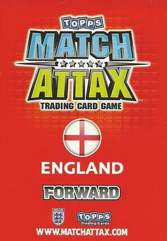 2010 Topps Match Attax England 2010 #NNO Peter Crouch Back