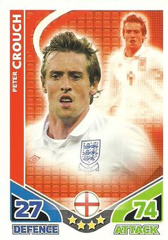 2010 Topps Match Attax England 2010 #NNO Peter Crouch Front