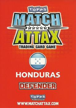 2010 Topps Match Attax England 2010 #NNO Maynor Figueroa Back