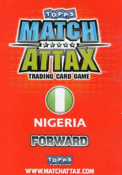 2010 Topps Match Attax England 2010 #NNO Ikechukwu Uche Back