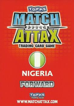 2010 Topps Match Attax England 2010 #NNO Obafemi Martins Back