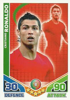 2010 Topps Match Attax England 2010 #NNO Cristiano Ronaldo Front