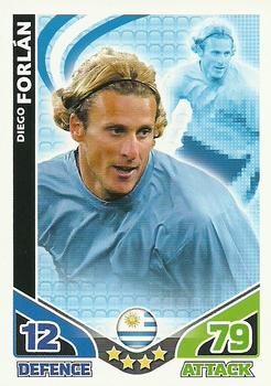 2010 Topps Match Attax England 2010 #NNO Diego Forlan Front