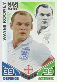 2010 Topps Match Attax England 2010 #NNO Wayne Rooney Front