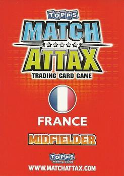2010 Topps Match Attax England 2010 #NNO Franck Ribery Back