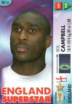 2006 Panini Goaaal! World Cup Germany #28 Sol Campbell Front