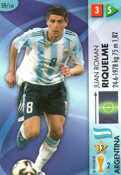 2006 Panini Goaaal! World Cup Germany #59 Juan Roman Riquelme Front