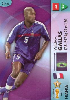 2006 Panini Goaaal! World Cup Germany #31 William Gallas Front