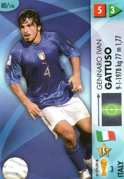 2006 Panini Goaaal! World Cup Germany #80 Gennaro Ivan Gattuso Front