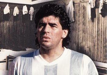 2012 Futera Unique World Football #175 Diego Maradona Front