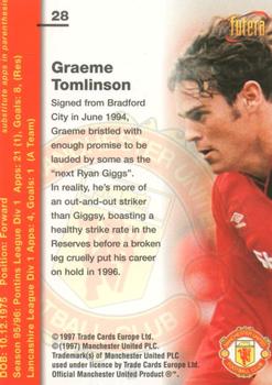 1997 Futera Manchester United #28 Graeme Tomlinson Back