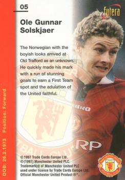 1997 Futera Manchester United #05 Ole Gunnar Solskjaer Back