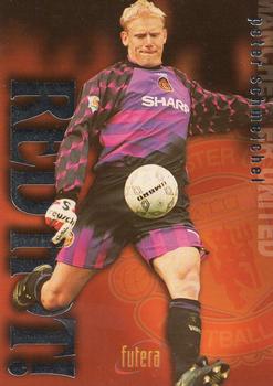 1997 Futera Manchester United - Red Hot Silver #RH4 Peter Schmeichel Front