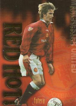 1997 Futera Manchester United - Red Hot Gold #RH3 David Beckham Front