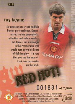 Rh5 Roy Keane Nr Bronze Futera Manchester United 1997 –Red Hot