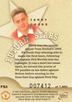 1997 Futera Manchester United - Future Stars Bronze #FS3 Terry Cooke Back