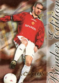 1997 Futera Manchester United - Binder Card Gold #BE1 Eric Cantona Front